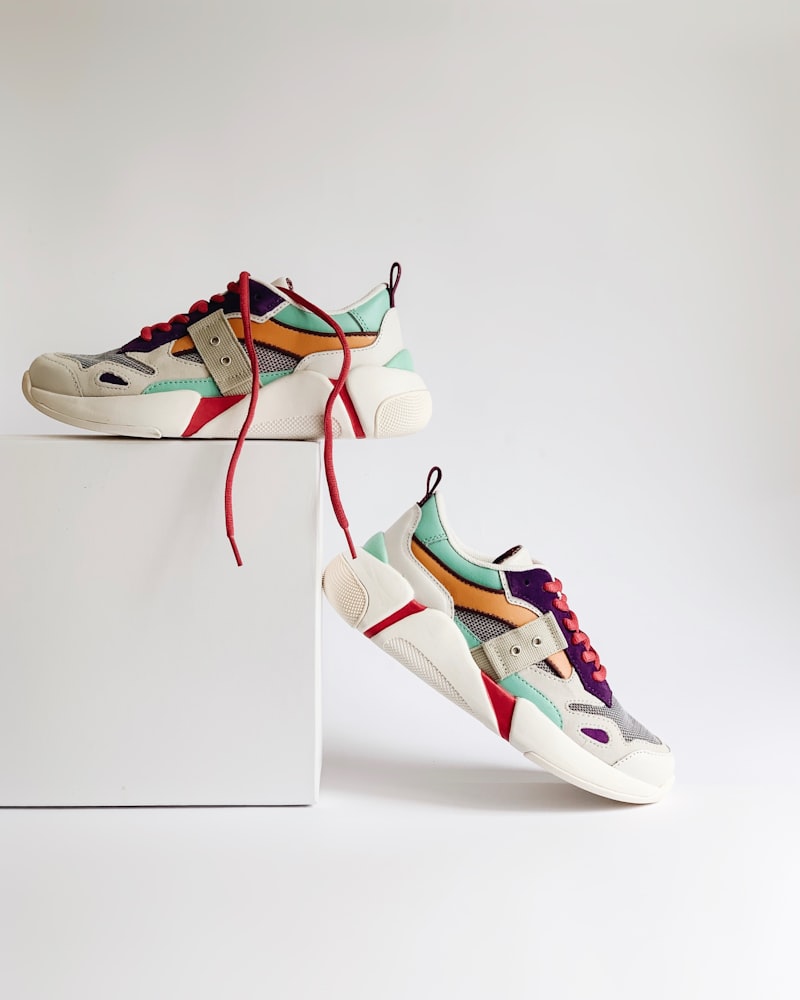 Sneakers and dress shoes